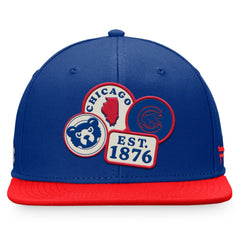 Chicago Cubs Heritage Patch Fitted Hat Royal