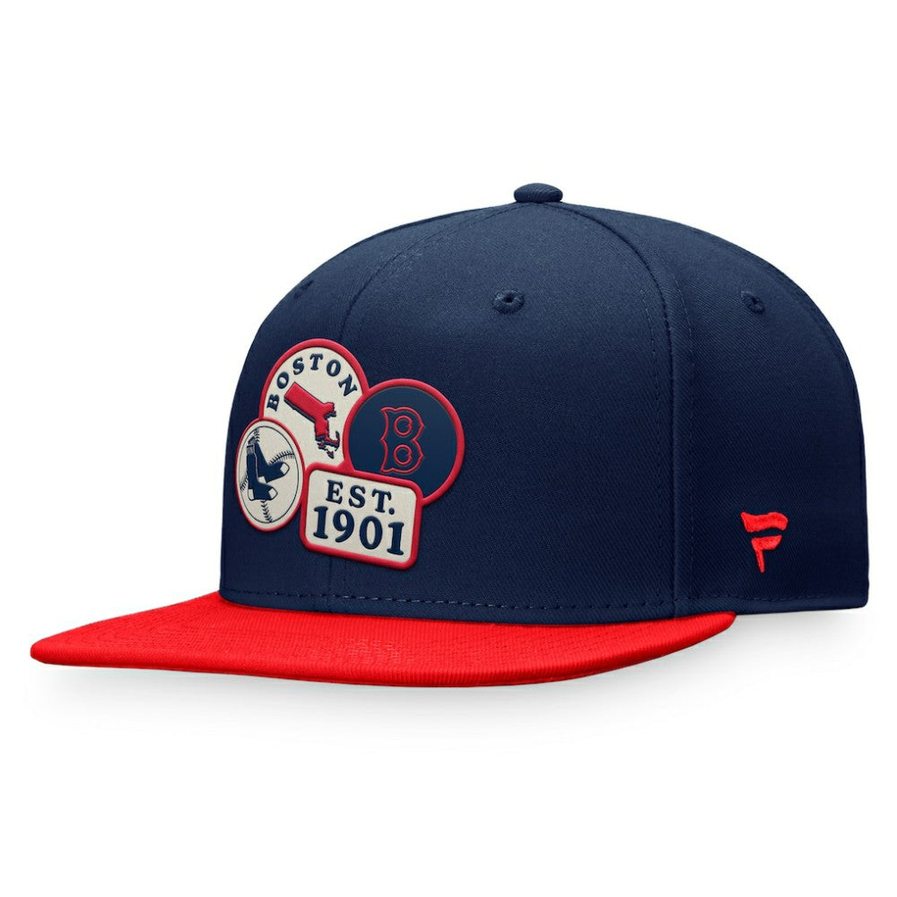 Boston Red Sox Heritage Patch Fitted Hat Navy