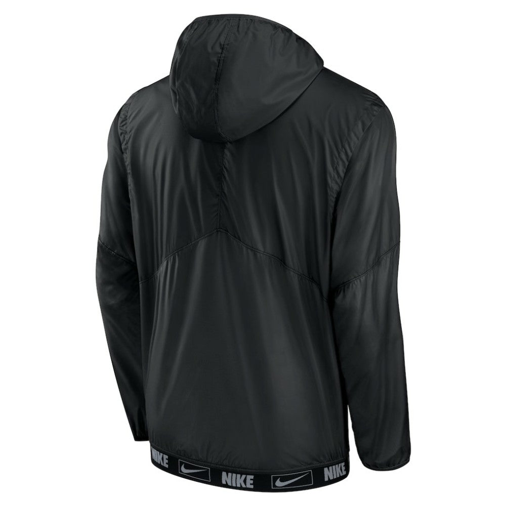 St. Louis Cardinals Authentic Night Game Performance Half-Zip Windbreaker Black | Nike