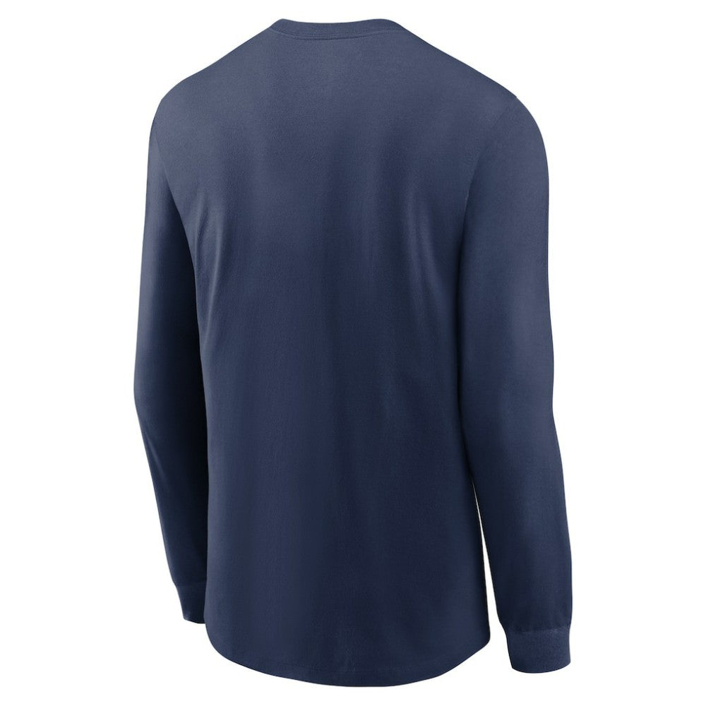 Minnesota Twins Over Arch Performance Long Sleeve T-Shirt Navy | Nike