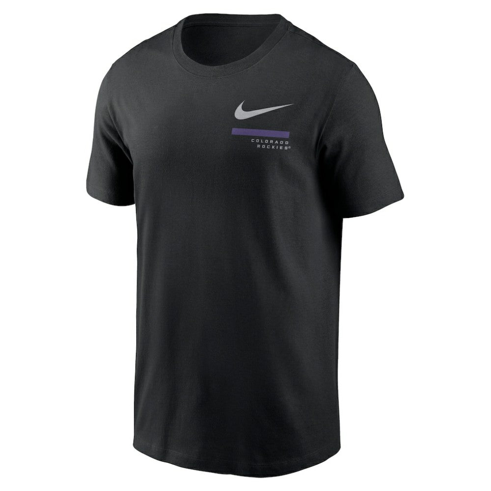 Colorado Rockies Over the Shoulder T-Shirt Black | Nike