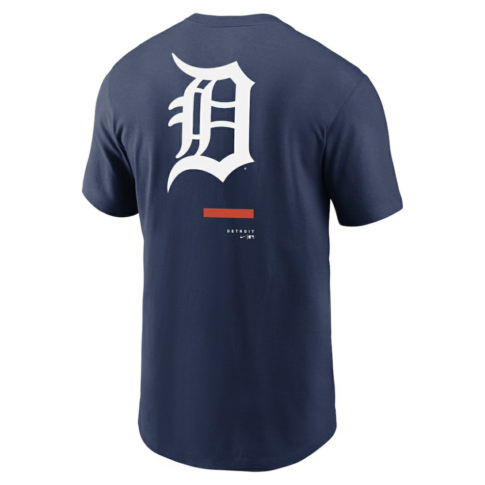 Detroit Tigers Over the Shoulder T-Shirt Navy | Nike