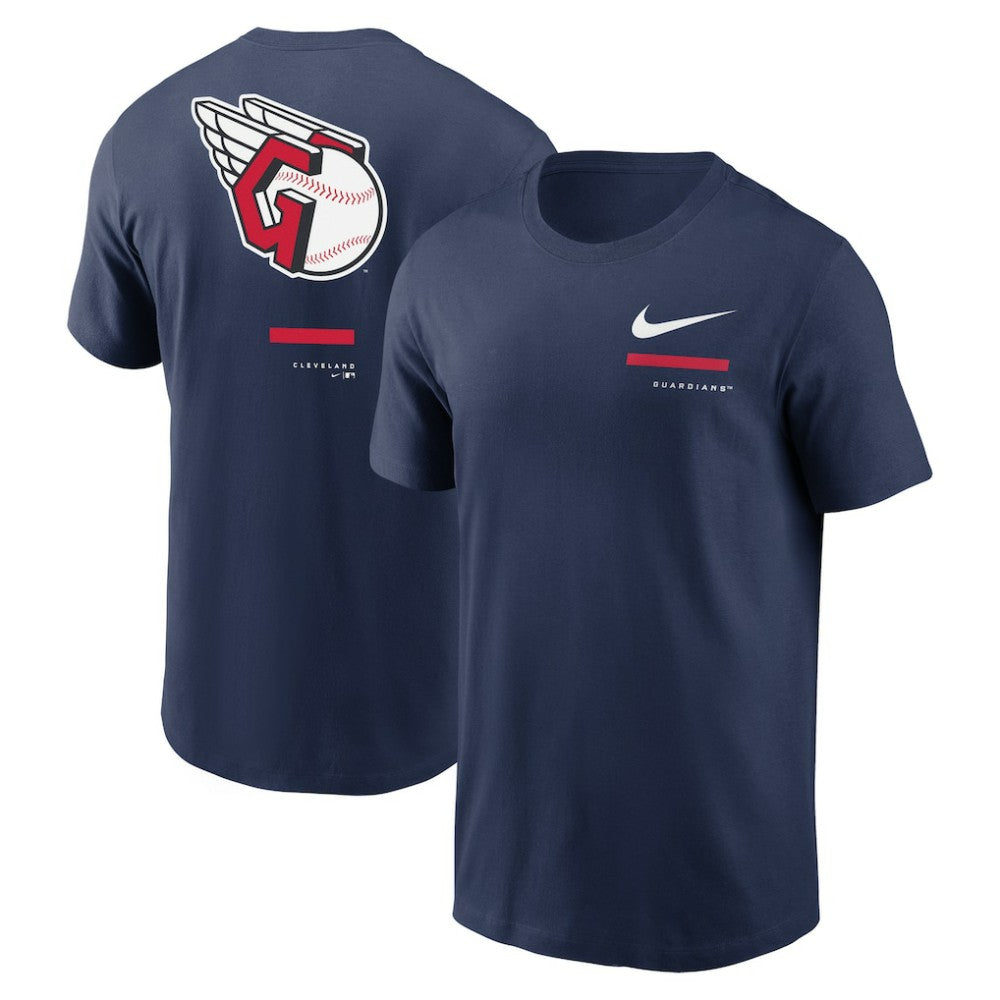 Cleveland Guardians Over the Shoulder T-Shirt Navy | Nike