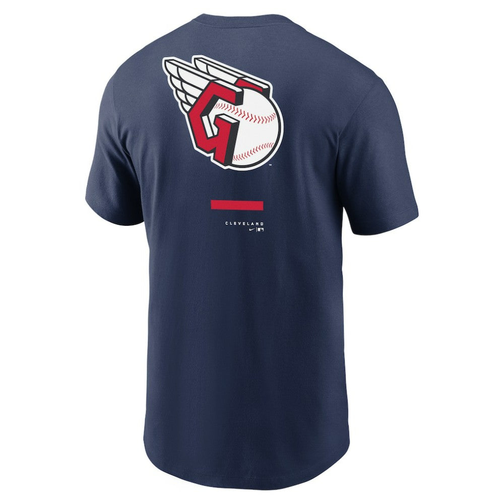 Cleveland Guardians Over the Shoulder T-Shirt Navy | Nike