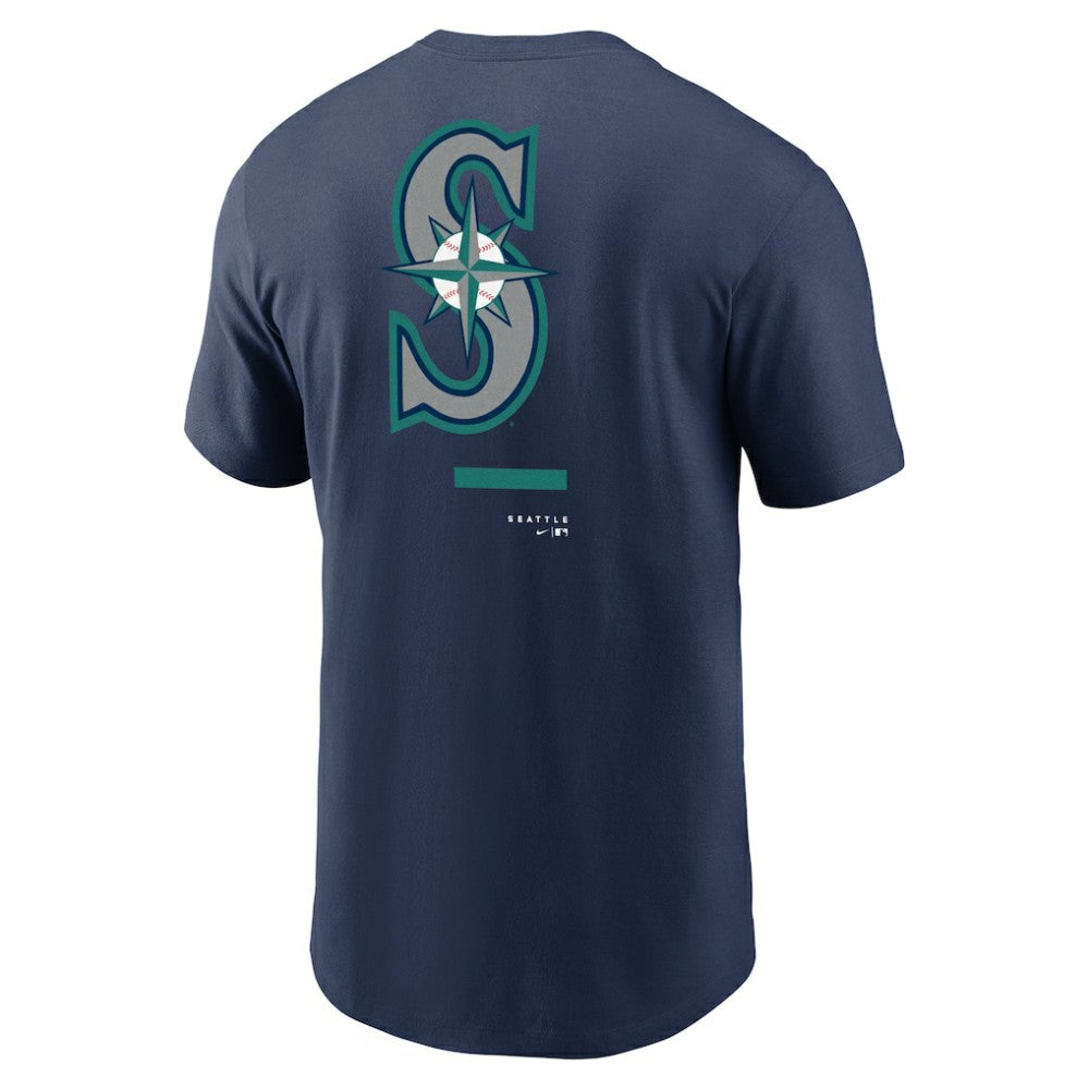 Seattle Mariners Over the Shoulder T-Shirt Navy | Nike