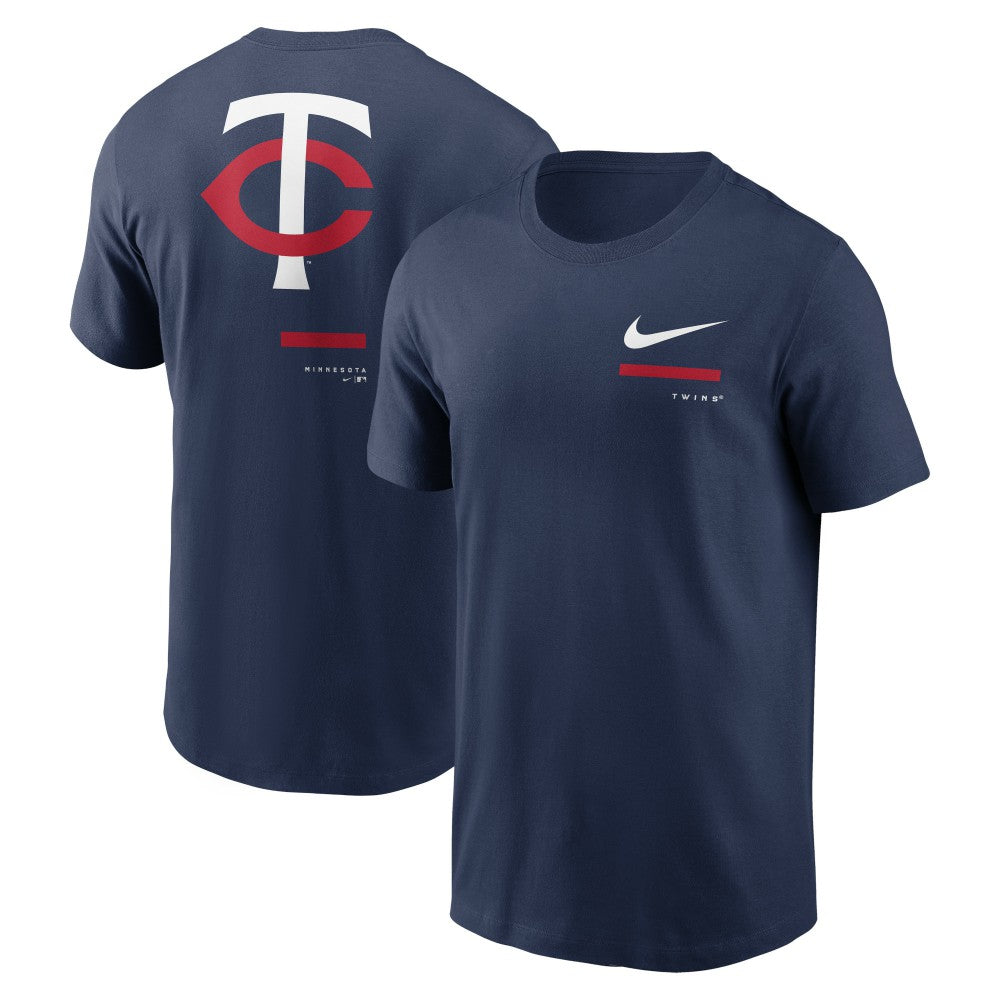 Minnesota Twins Over the Shoulder T-Shirt Navy | Nike