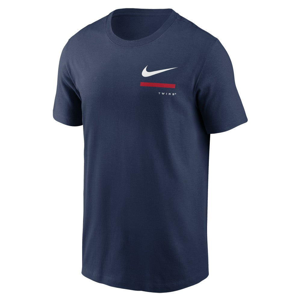 Minnesota Twins Over the Shoulder T-Shirt Navy | Nike