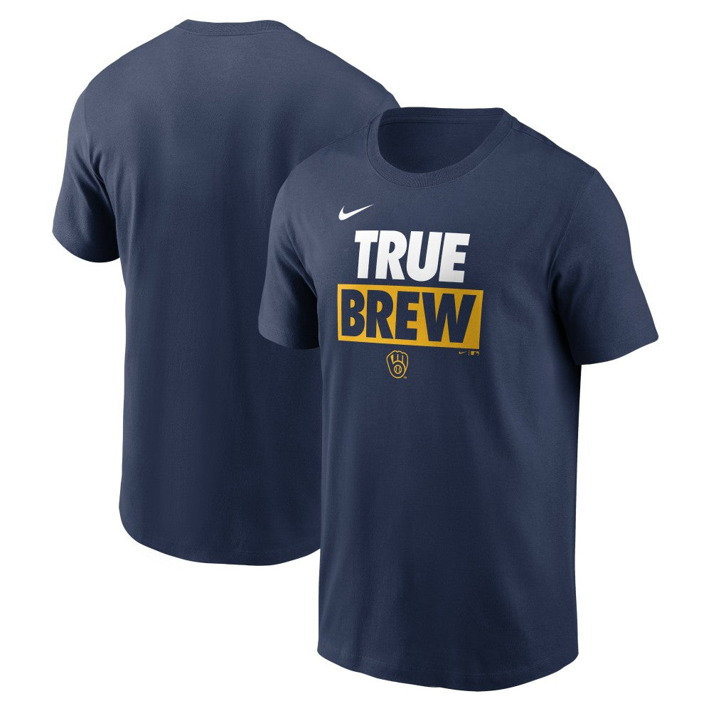 Milwaukee Brewers Rally Rule T-Shirt Navy | Nike