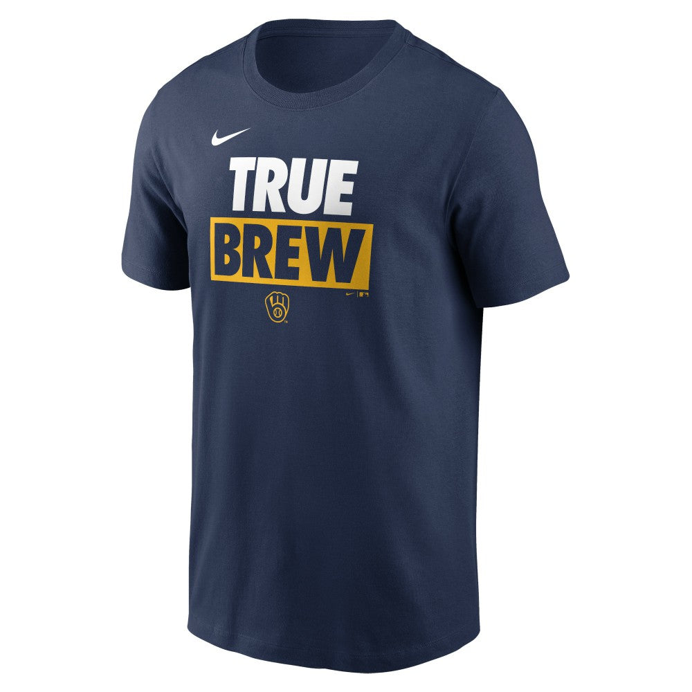 Milwaukee Brewers Rally Rule T-Shirt Navy | Nike