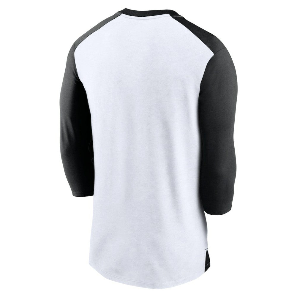 San Francisco Giants Rewind 3/4-Sleeve T-Shirt White/Black | Nike