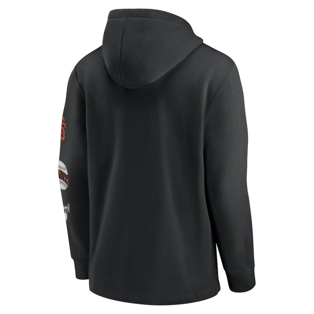 San Francisco Giants Rewind Lefty Pullover Hoodie Black | Nike