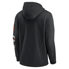 San Francisco Giants Rewind Lefty Pullover Hoodie Black | Nike