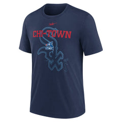 Chicago White Sox Rewind Retro Tri-Blend T-Shirt Navy | Nike