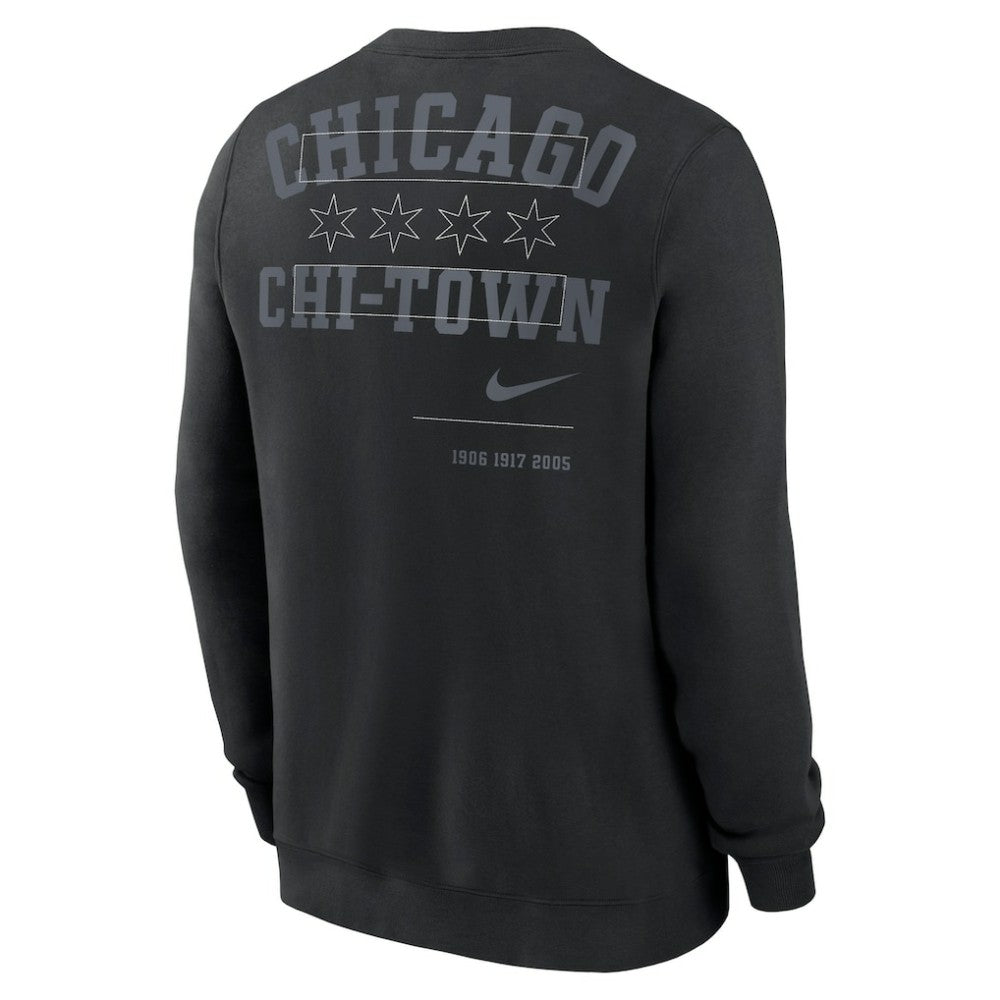 Chicago White Sox Statement Ball Game Fleece Pullover Sweatshirt Black | Nike