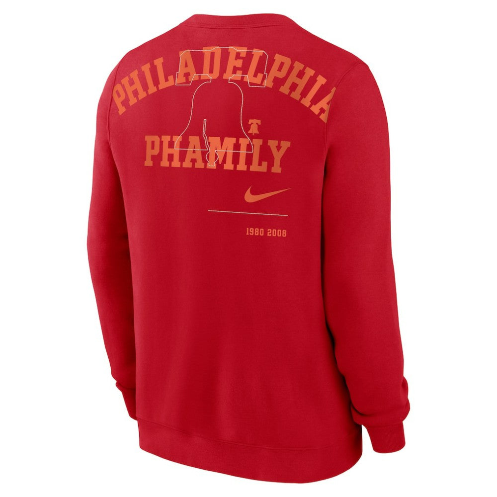 Philadelphia Phillies Statement Ball Game Fleece Pullover Sweatshirt Red | Nike