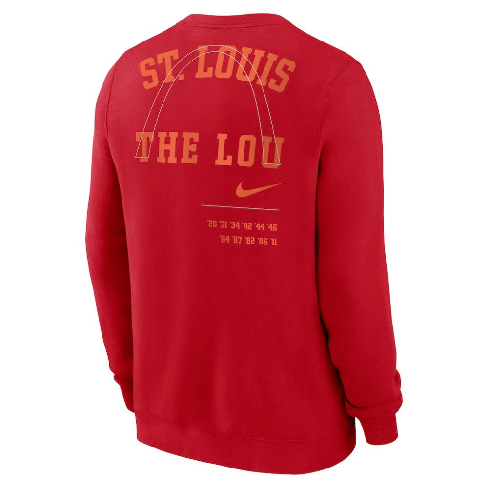 St. Louis Cardinals Statement Ball Game Fleece Pullover Sweatshirt Red | Nike