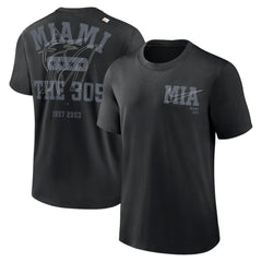 Miami Marlins Statement Game Over T-Shirt Black | Nike