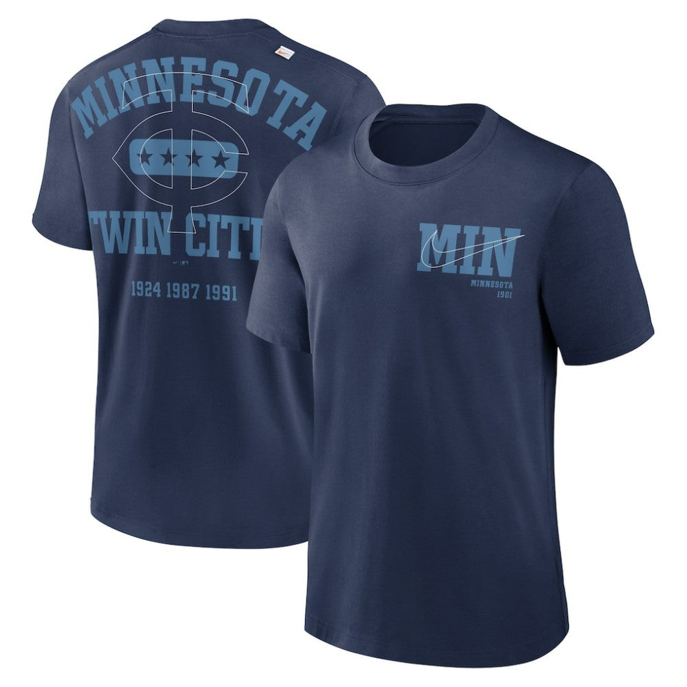 Minnesota Twins Statement Game Over T-Shirt Navy | Nike