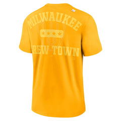 Milwaukee Brewers Statement Game Over T-Shirt Gold | Nike