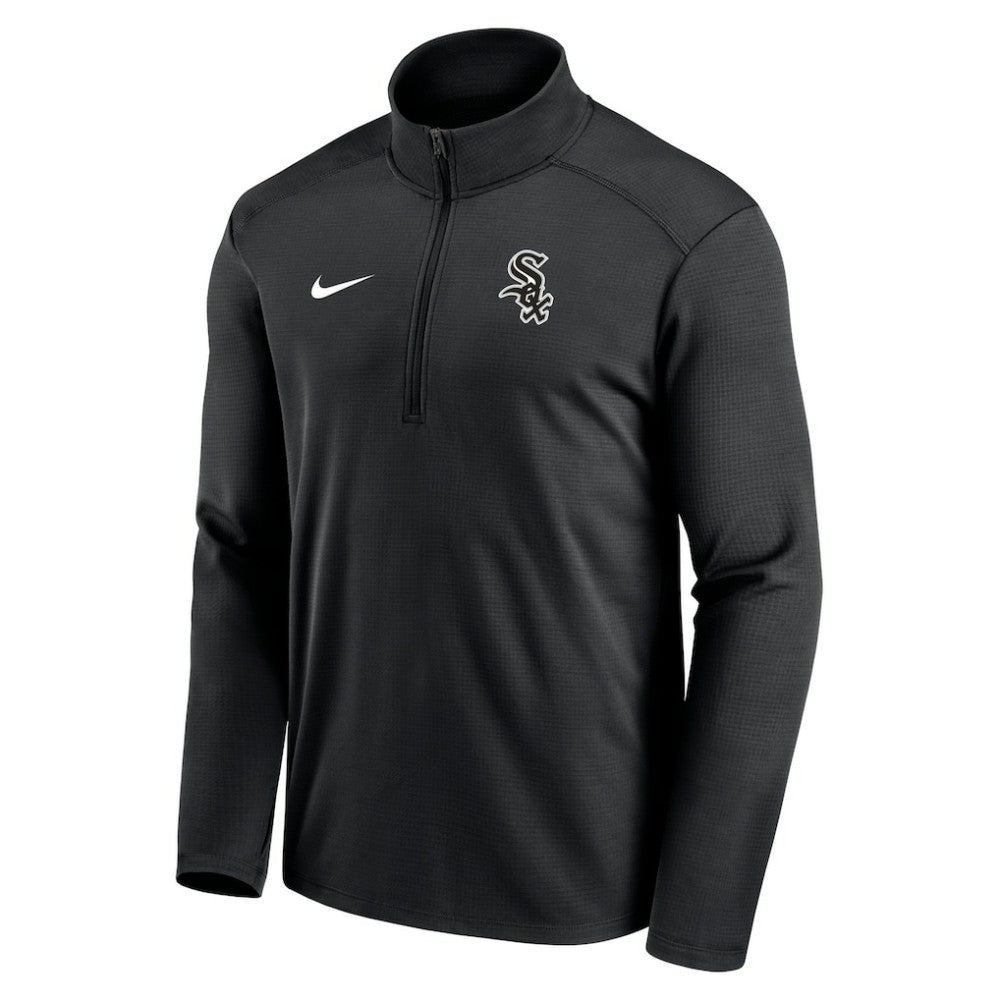 Chicago White Sox Agility Pacer Performance Half-Zip Top Black | Nike