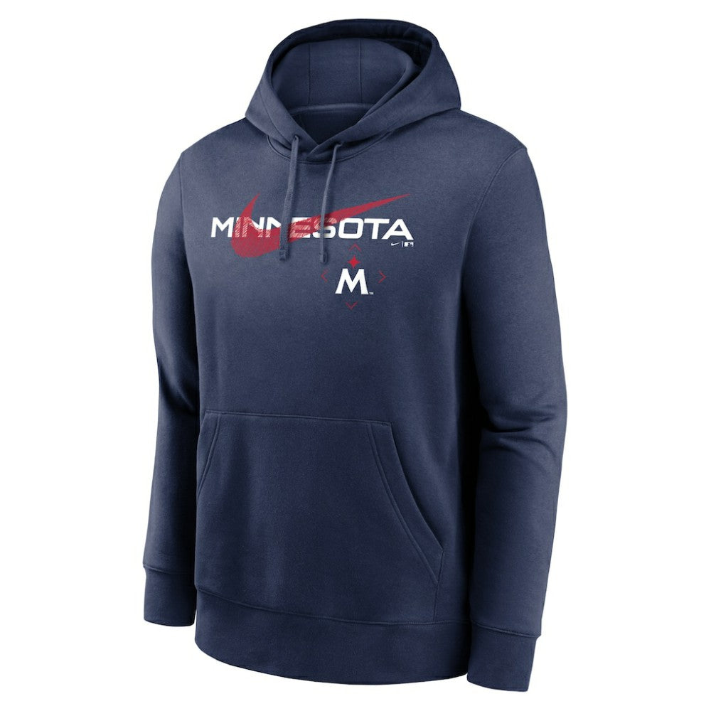 Minnesota Twins 2023 Swoosh Neighborhood Pullover Hoodie Navy | Nike