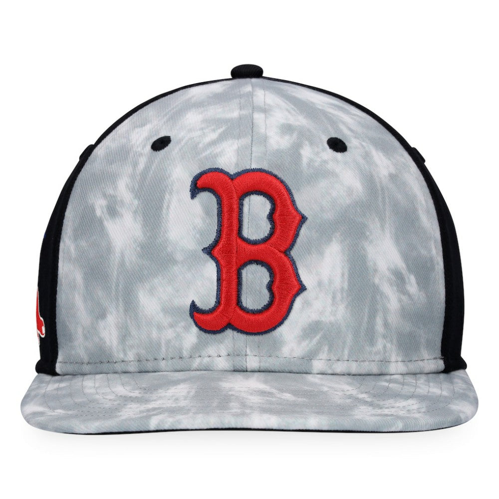 Boston Red Sox Majestic Smoke Dye Snapback Hat Gray