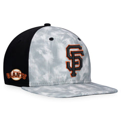 San Francisco Giants Majestic Smoke Dye Snapback Hat Gray