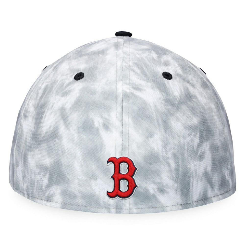 Boston Red Sox Smoke Dye Fitted Hat Black/White