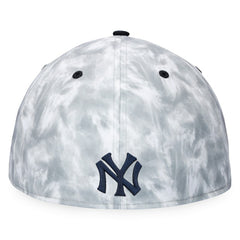 New York Yankees Smoke Dye Fitted Hat Black/White