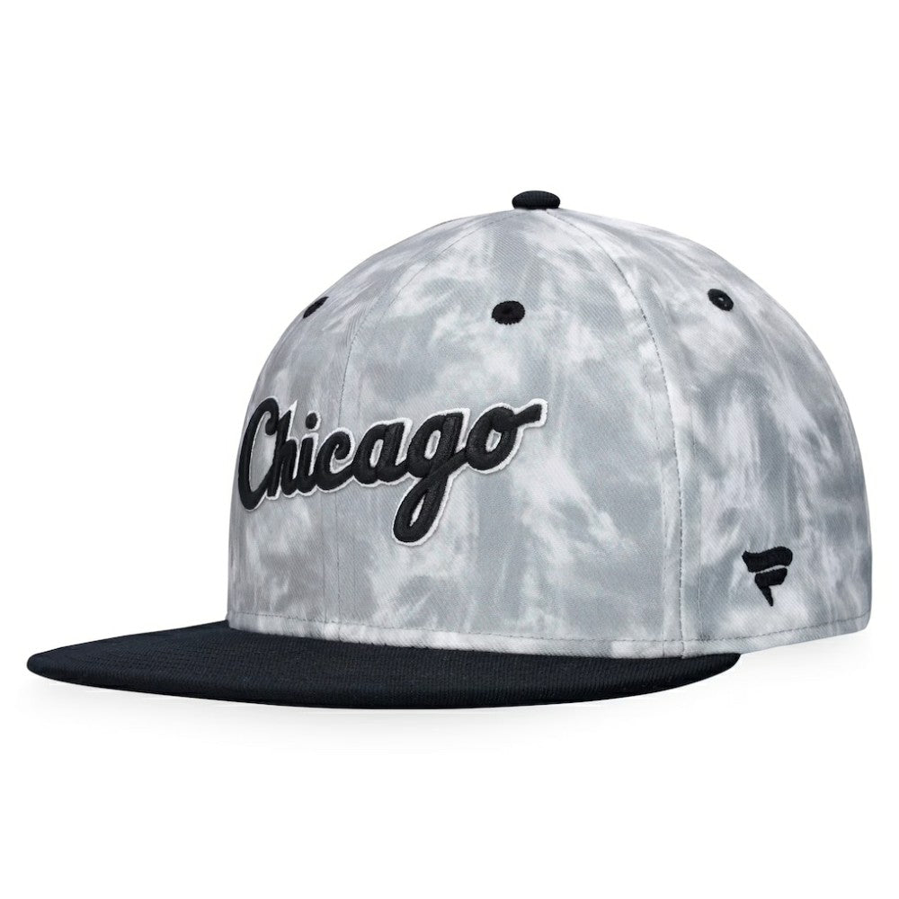 Chicago White Sox Smoke Dye Fitted Hat Black/White