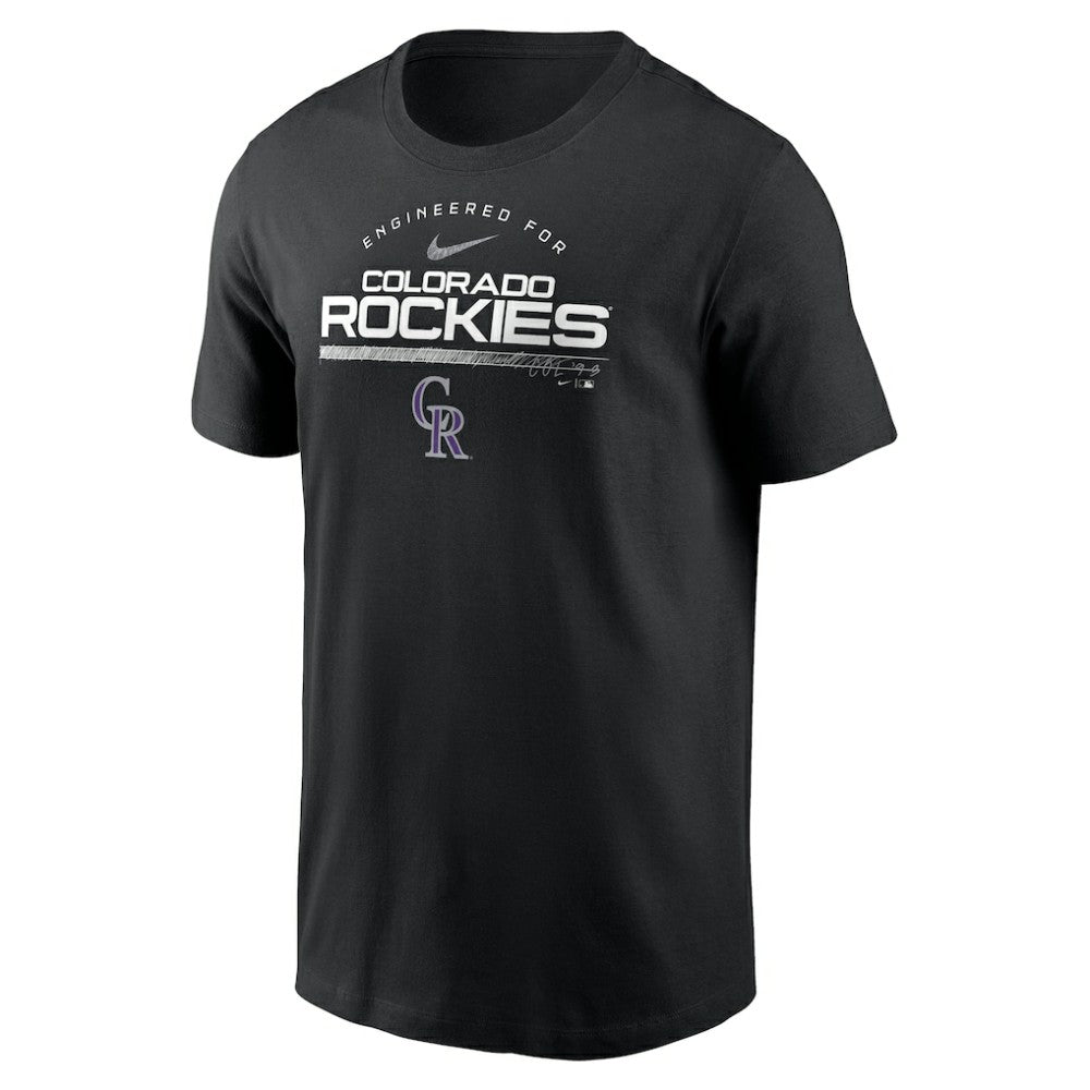 Colorado Rockies Team Engineered Performance T-Shirt Black | Nike