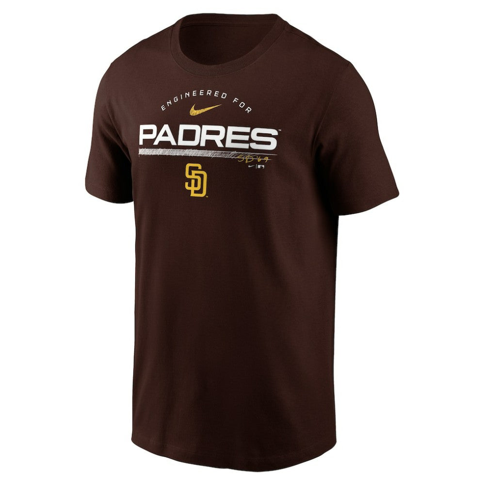San Diego Padres Team Engineered Performance T-Shirt Brown | Nike
