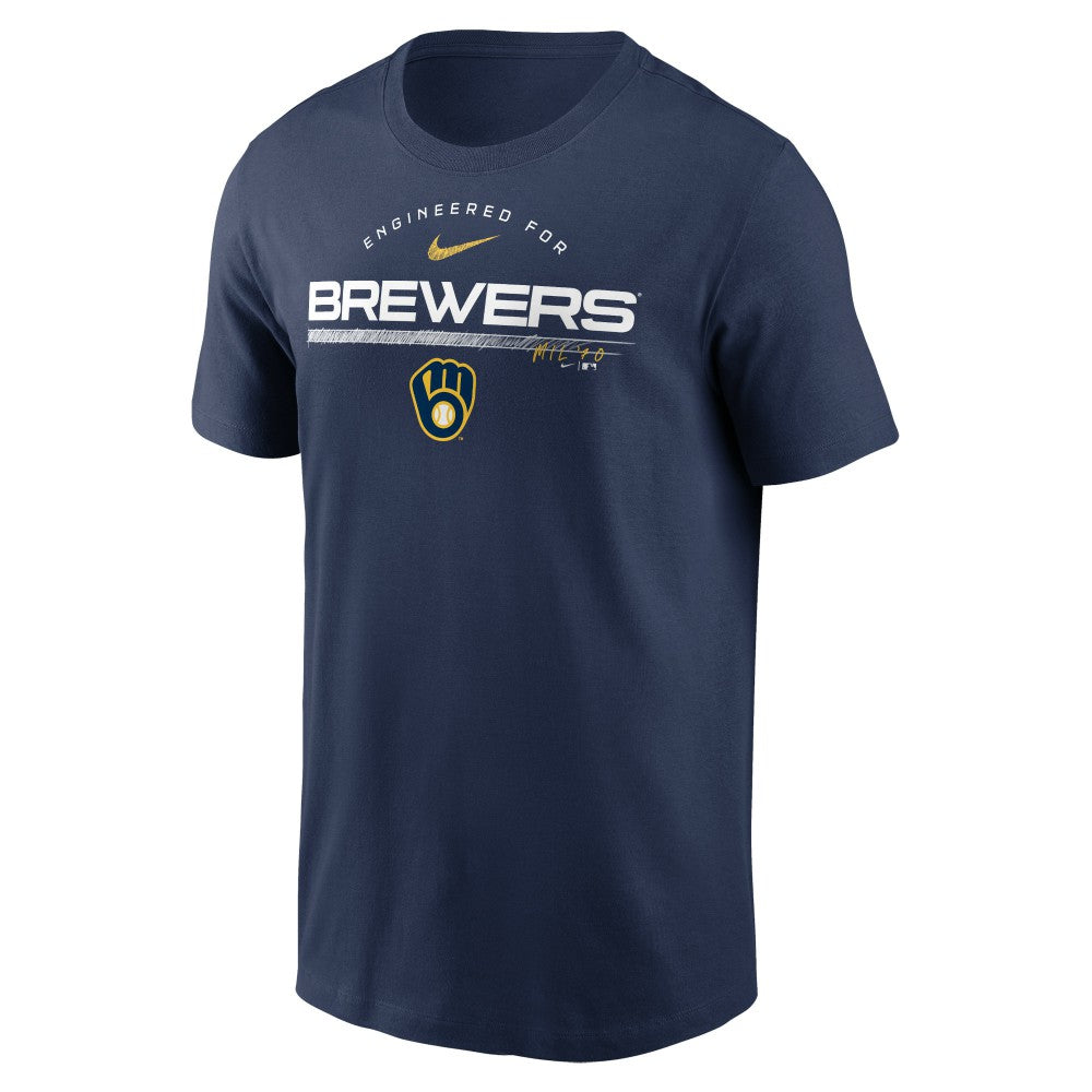Milwaukee Brewers Team Engineered Performance T-Shirt Navy | Nike