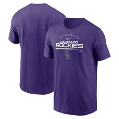 Colorado Rockies Team Engineered Performance T-Shirt Purple | Nike