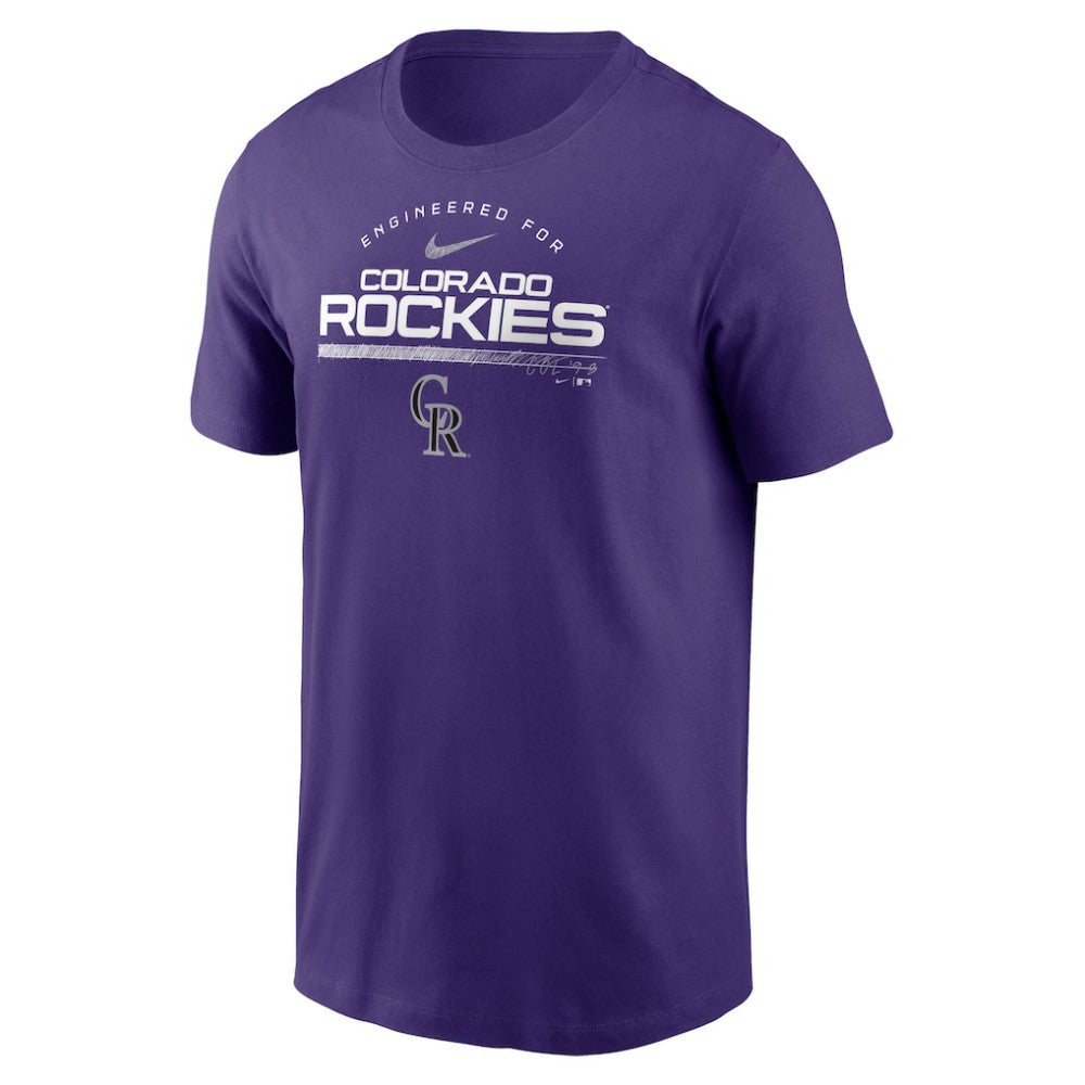 Colorado Rockies Team Engineered Performance T-Shirt Purple | Nike
