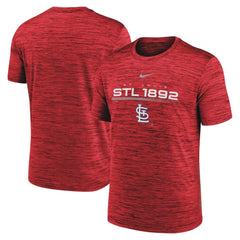 St. Louis Cardinals Wordmark Velocity Performance T-Shirt Red | Nike
