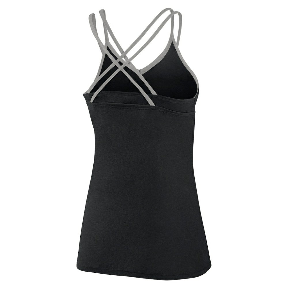 Chicago White Sox Women's Barrel It Up Cross Back V-Neck Tank Top Black