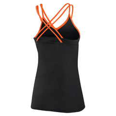 San Francisco Giants Women's Barrel It Up Cross Back V-Neck Tank Top Black
