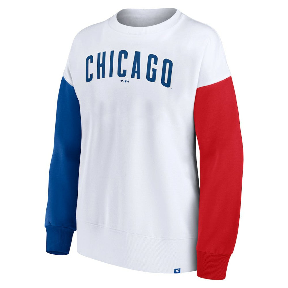 Chicago Cubs Women's Series Pullover Sweatshirt White
