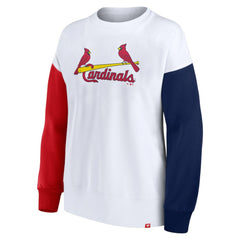 St. Louis Cardinals Women's Series Pullover Sweatshirt White