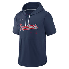 Cleveland Guardians Springer Short Sleeve Team Pullover Hoodie Navy | Nike