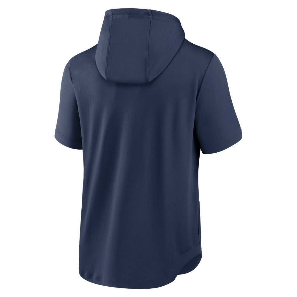 Cleveland Guardians Springer Short Sleeve Team Pullover Hoodie Navy | Nike