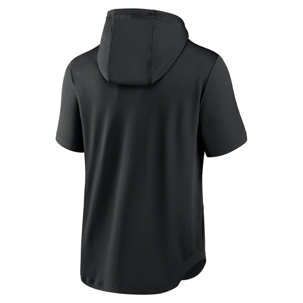 San Francisco Giants Springer Short Sleeve Team Pullover Hoodie Black | Nike