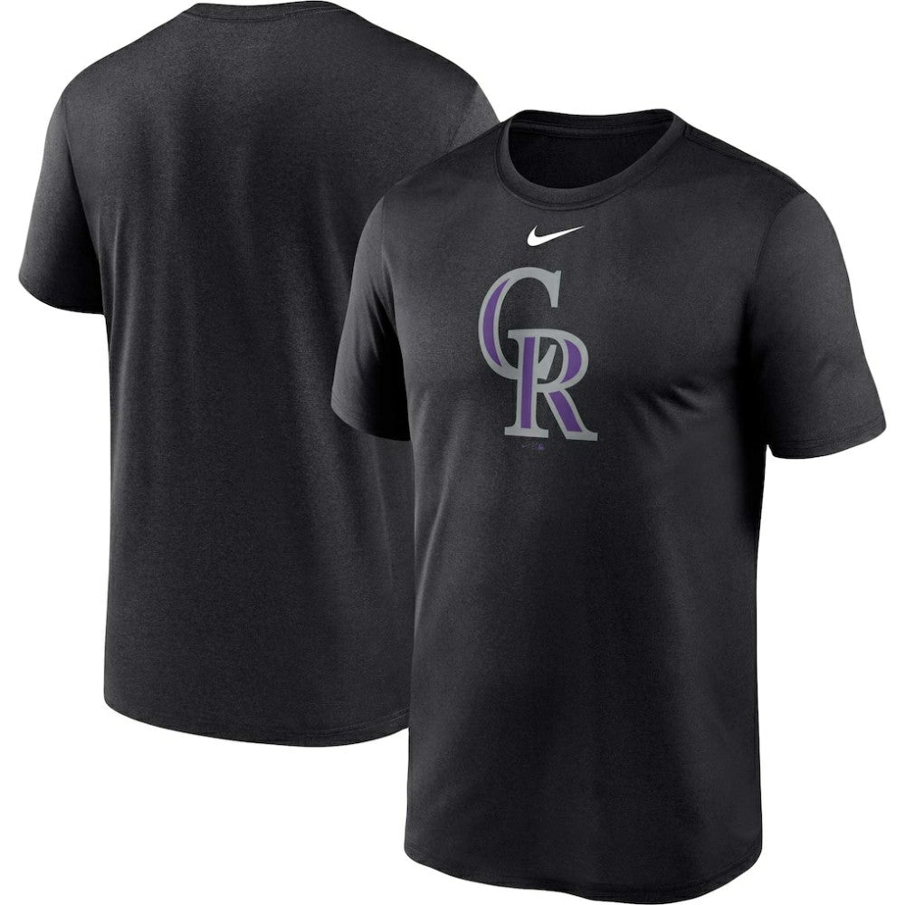 Colorado Rockies Big & Tall Logo Legend Performance T-Shirt Black | Nike