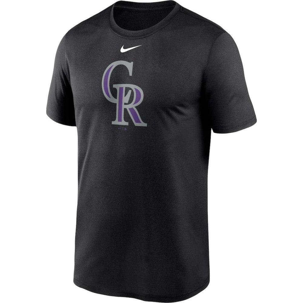 Colorado Rockies Big & Tall Logo Legend Performance T-Shirt Black | Nike