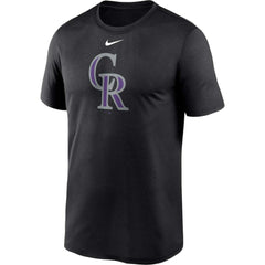 Colorado Rockies Big & Tall Logo Legend Performance T-Shirt Black | Nike