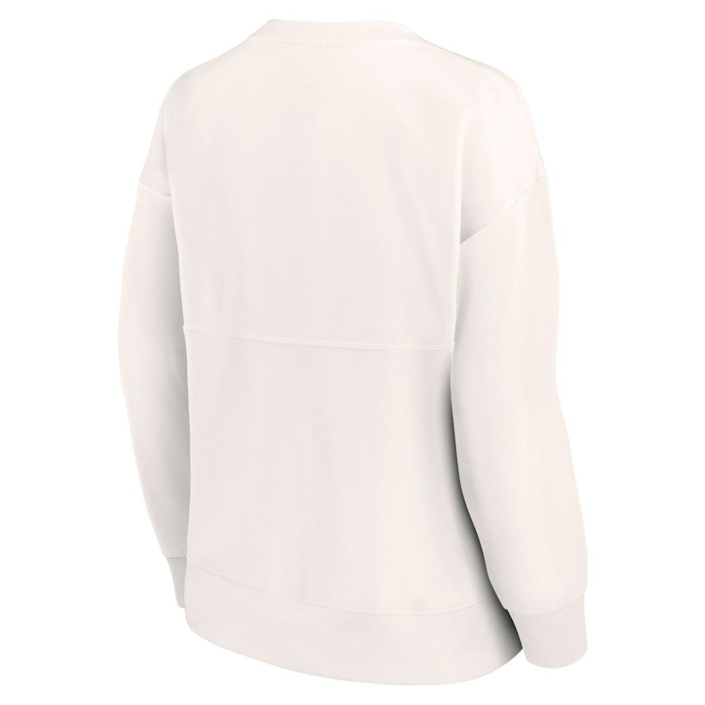 Chicago White Sox Women's Leopard Pullover Sweatshirt Cream