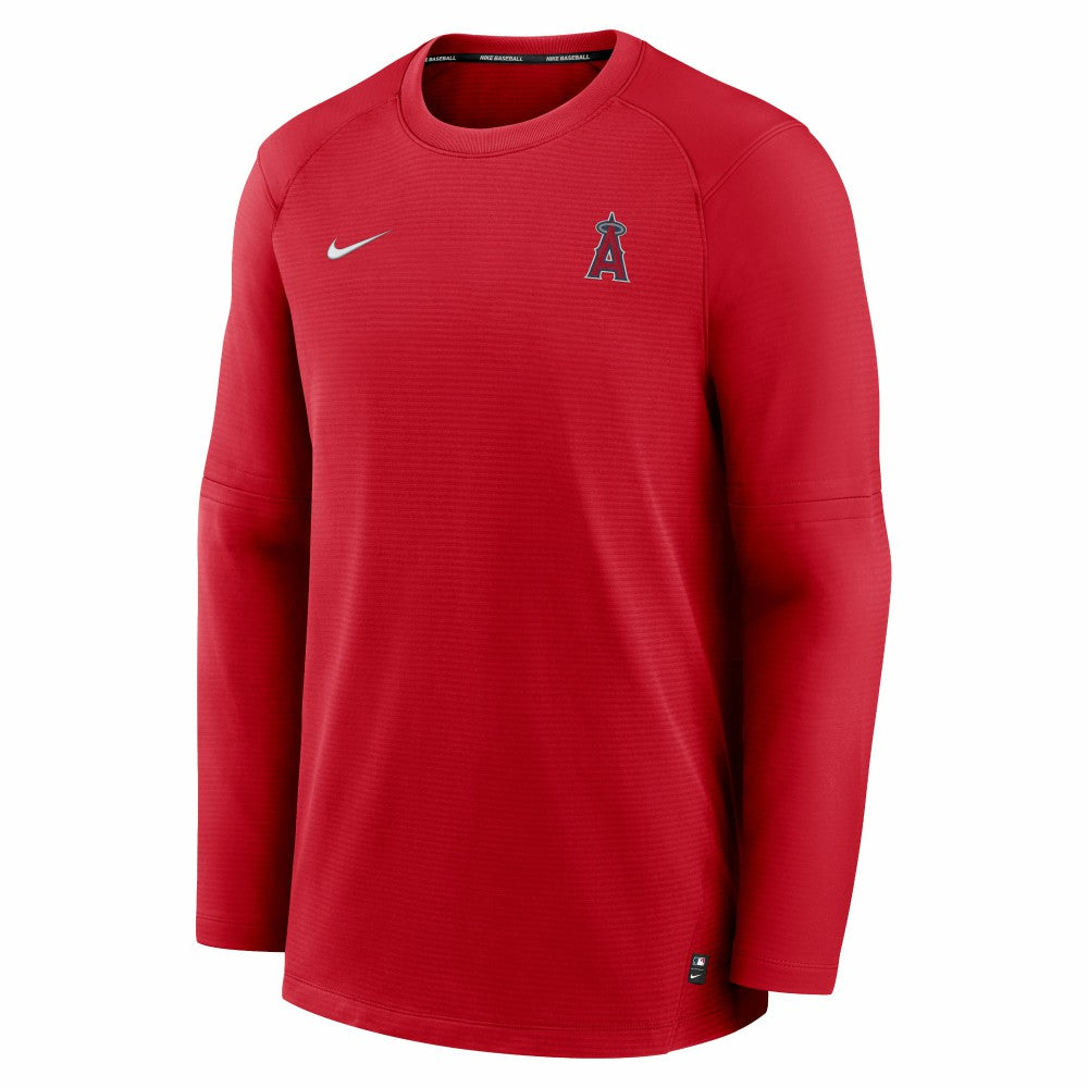 Los Angeles Angels Authentic Collection Logo Performance Long Sleeve T-Shirt Red | Nike