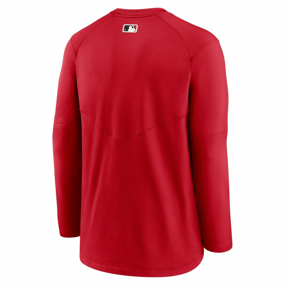 Cincinnati Reds Authentic Collection Logo Performance Long Sleeve T-Shirt Red | Nike