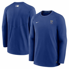 Kansas City Royals Authentic Collection Logo Performance Long Sleeve T-Shirt Royal | Nike